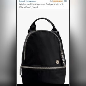 lululemon City ADVENTURER Backpack MINI.   Unisex